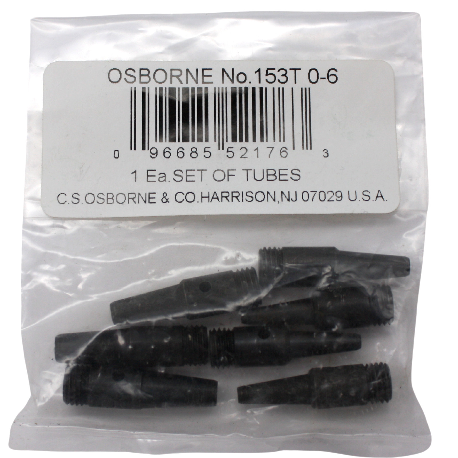 Set of Replacement Tubes #153T 0-6 for C.S. Osborne #153 Spring Punch