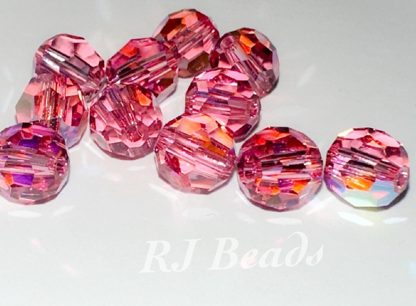 Genuine 6mm Swarovski Crystal 5000 Sparkling Round Jewelry Supply Craft Beads AB