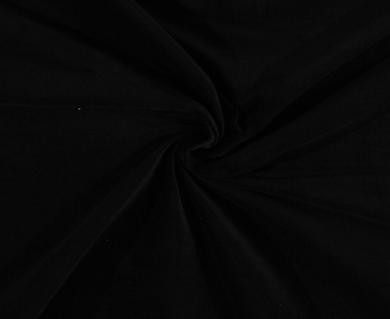Black Velveteen Single-Sided 43″ Wide Cotton Fabric by the Yard (A103.18)