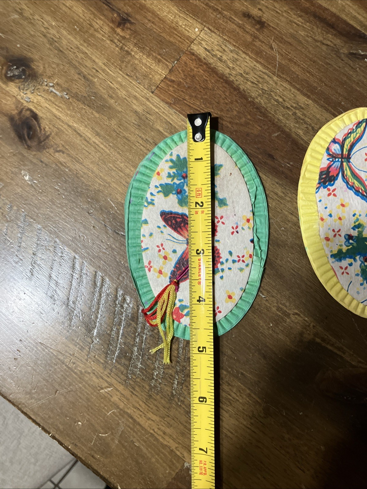 Lot of 8 Vintage Chinese Paper Butterfly Lanterns