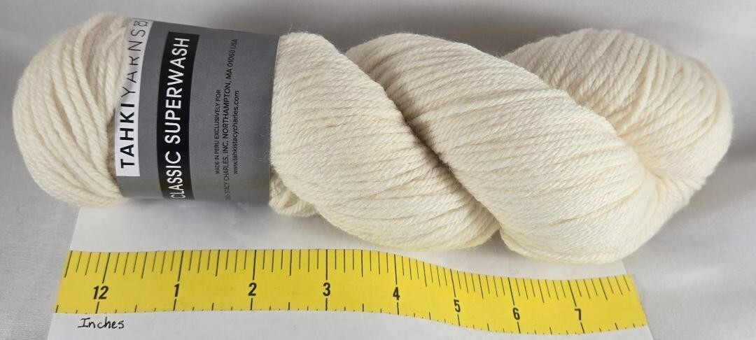 Tahki Stacy Charles Yarns Classic Superwash 100% Wool 218y 3.5oz