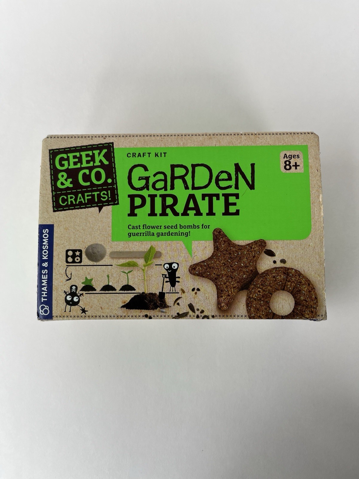 Garden Pirate Kids Craft Kit Flower Seed Bombs for Guerrilla Gardening Geek & Co