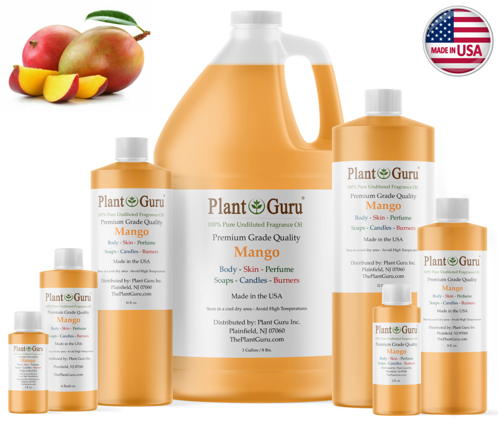Mango Fragrance Oil For Candle, Soap Making, Diffuser and Burners
