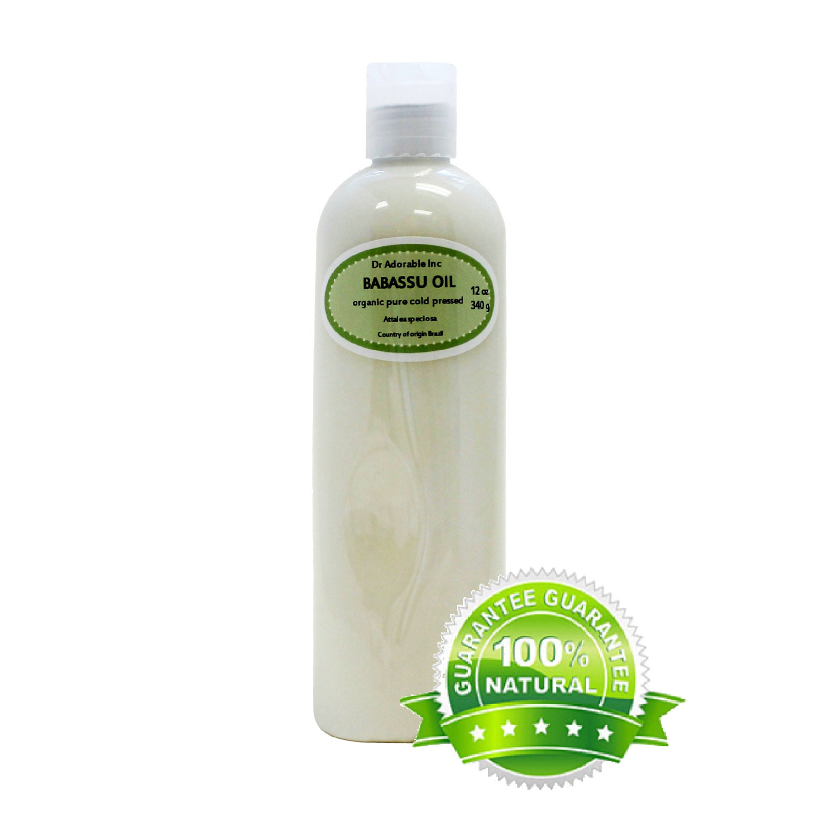 Pure Babassu Oil Organic 2 oz 4 oz up to gallon Free shipping Cold Pressed