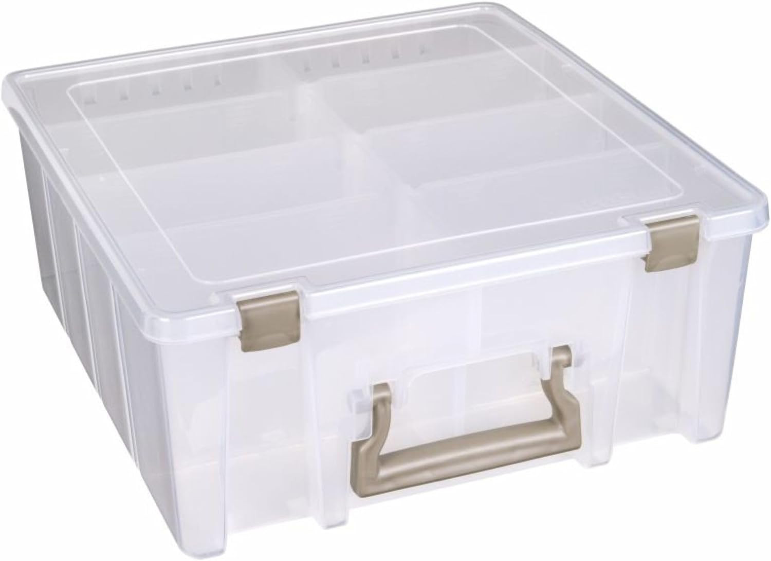 6990SO Super Satchel Double Deep Compartment Box – Art Storage with 8 Removable