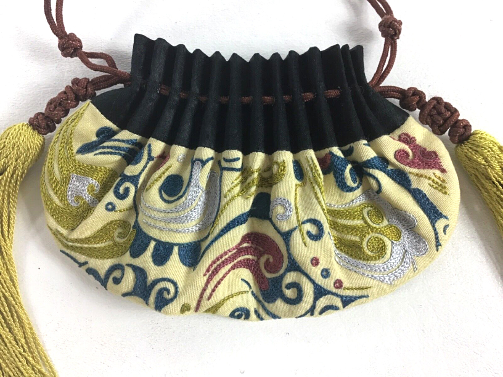 Chinese Purse Embroidered National Museum of History Hebao Sachet Drawstring