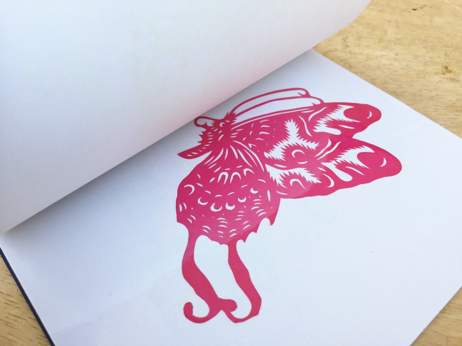 Chinese Paper Cuts Hand Made Booklet Removeable Forbidden City Souvenir 1980’s