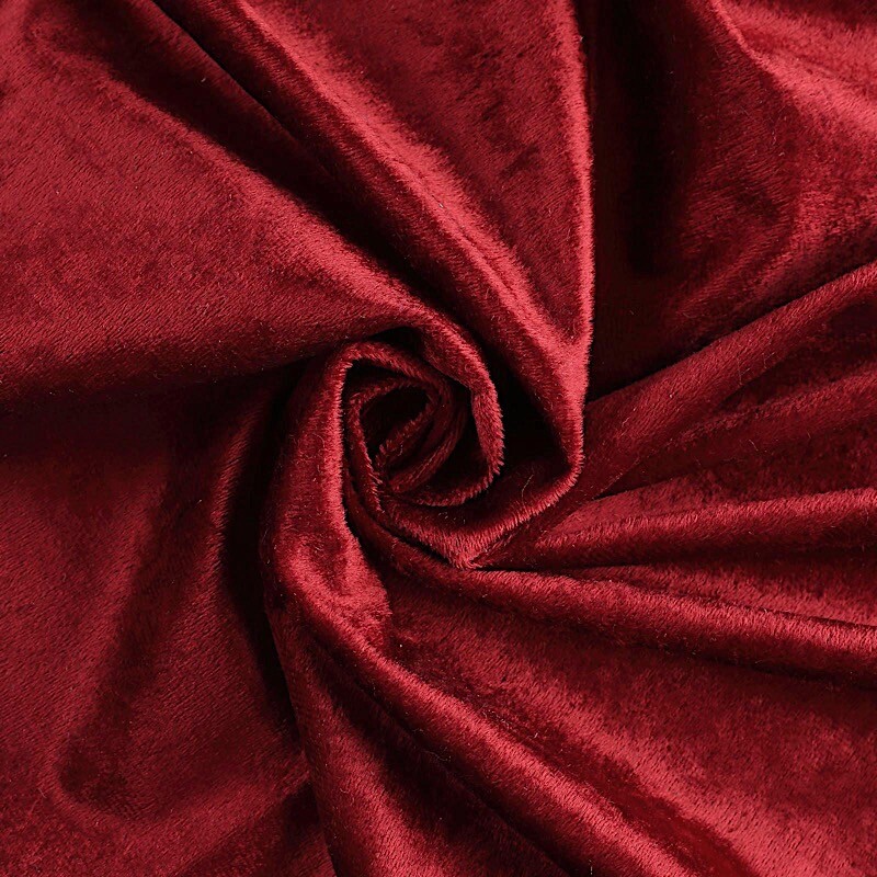 5 yards WINE 65″ wide Premium Velvet Fabric Bolt Wedding DIY Event Party Crafts