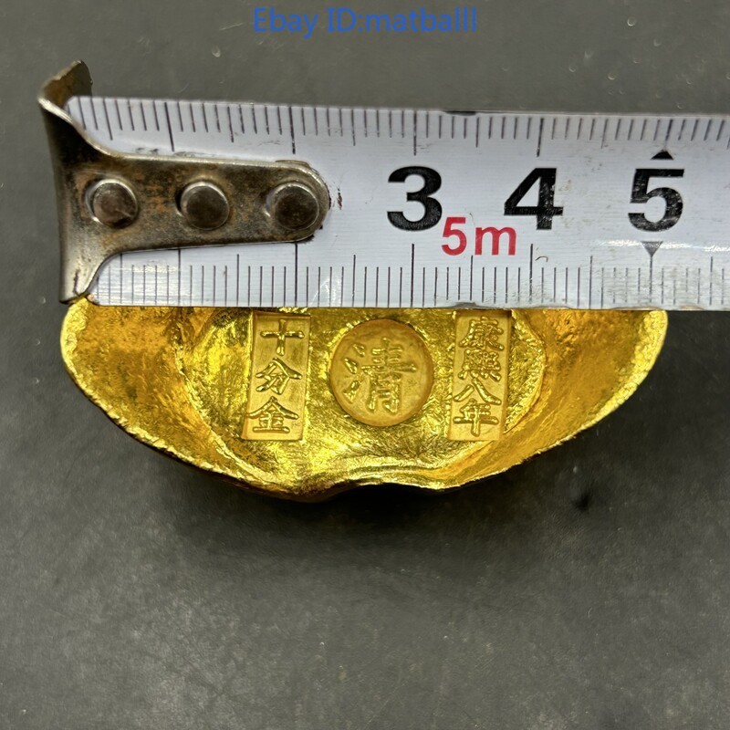 Copper Ingot Gold Yuanbao Decor Random Style Modern Craft