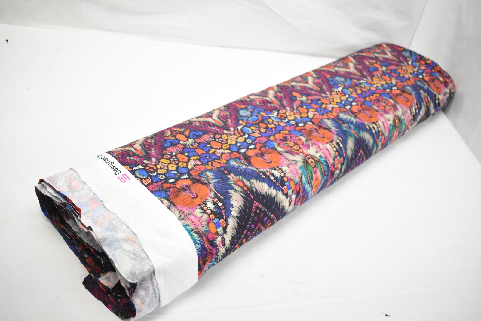 Stenzo Textiles Geometric Fabric Bolt 13+ Yards Multicolor Craft Sewing