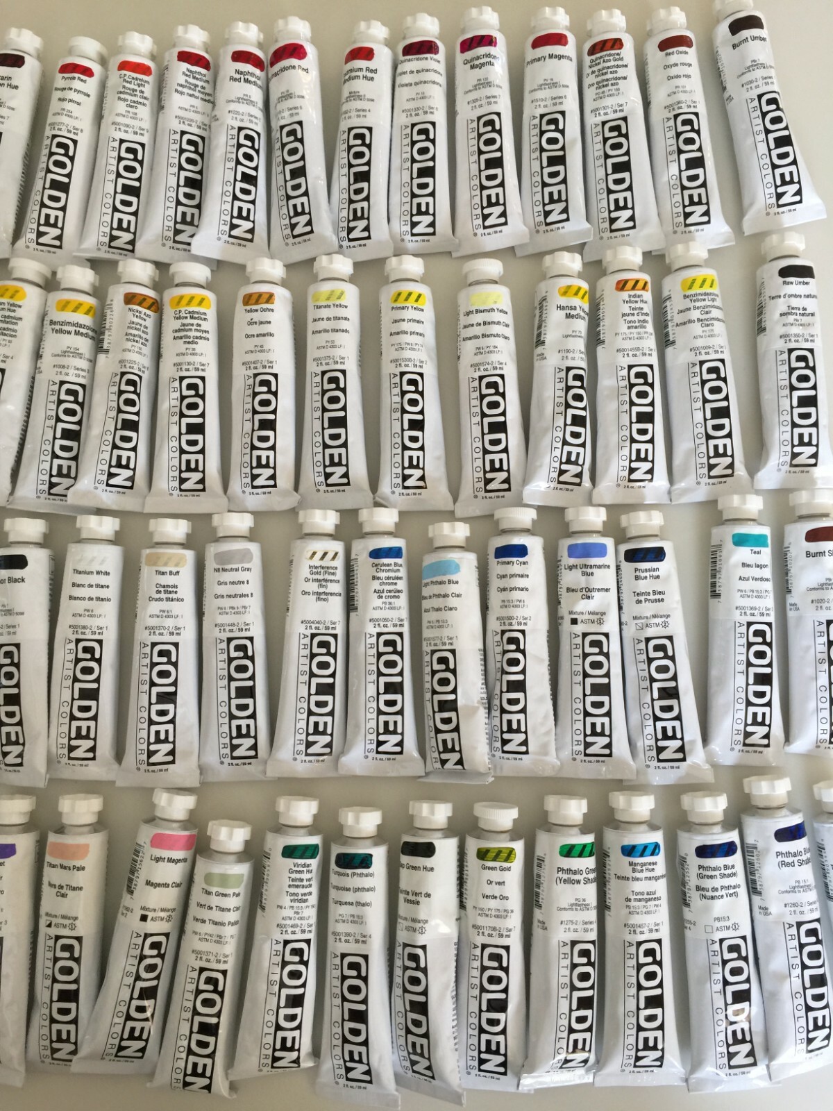 Golden® Heavy Body Acrylics 2oz. Choose Your Color NEW