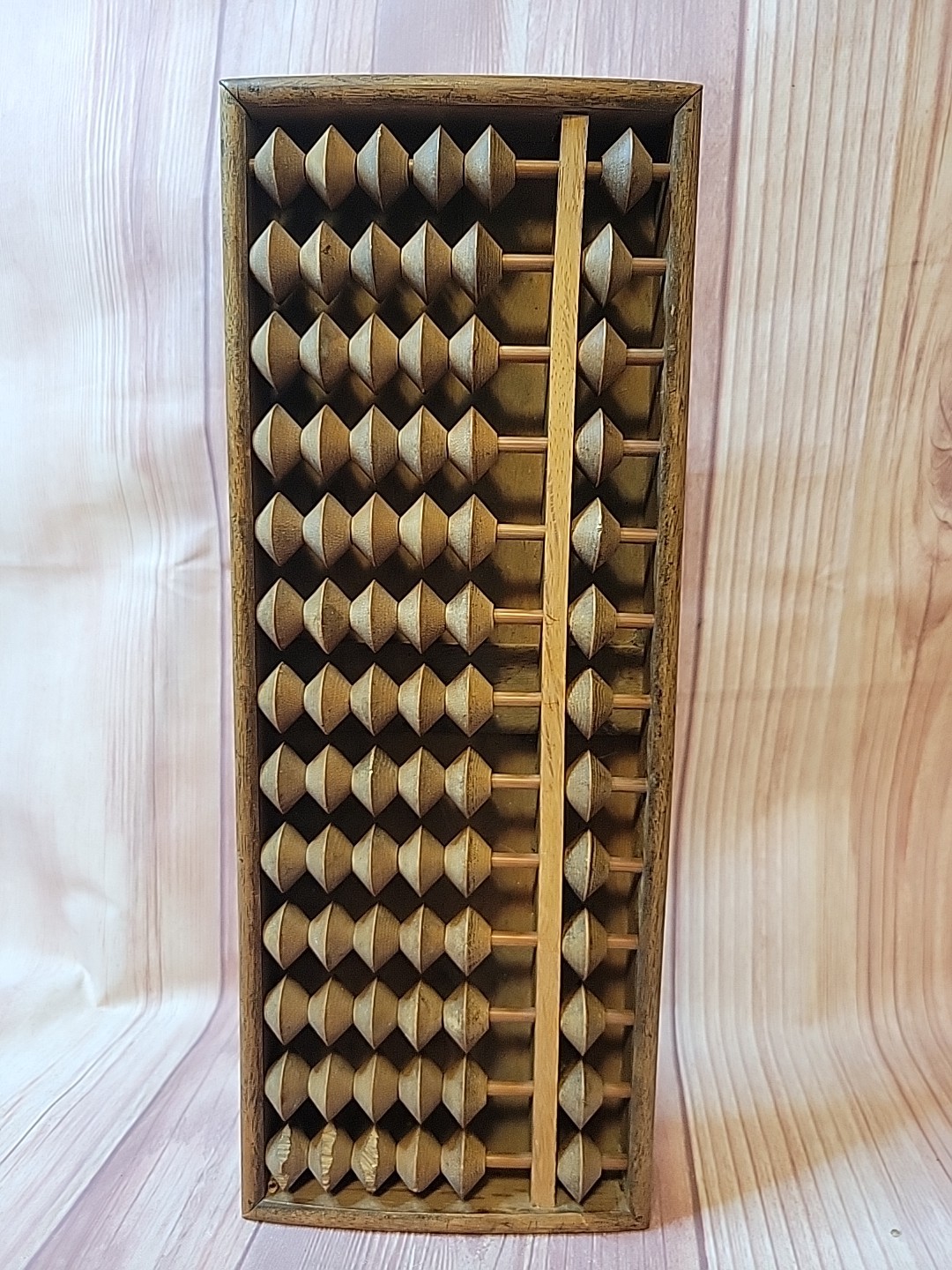 Vintage wooden abacus wall decor, Small, from Japan, 1950’s or 1960’s