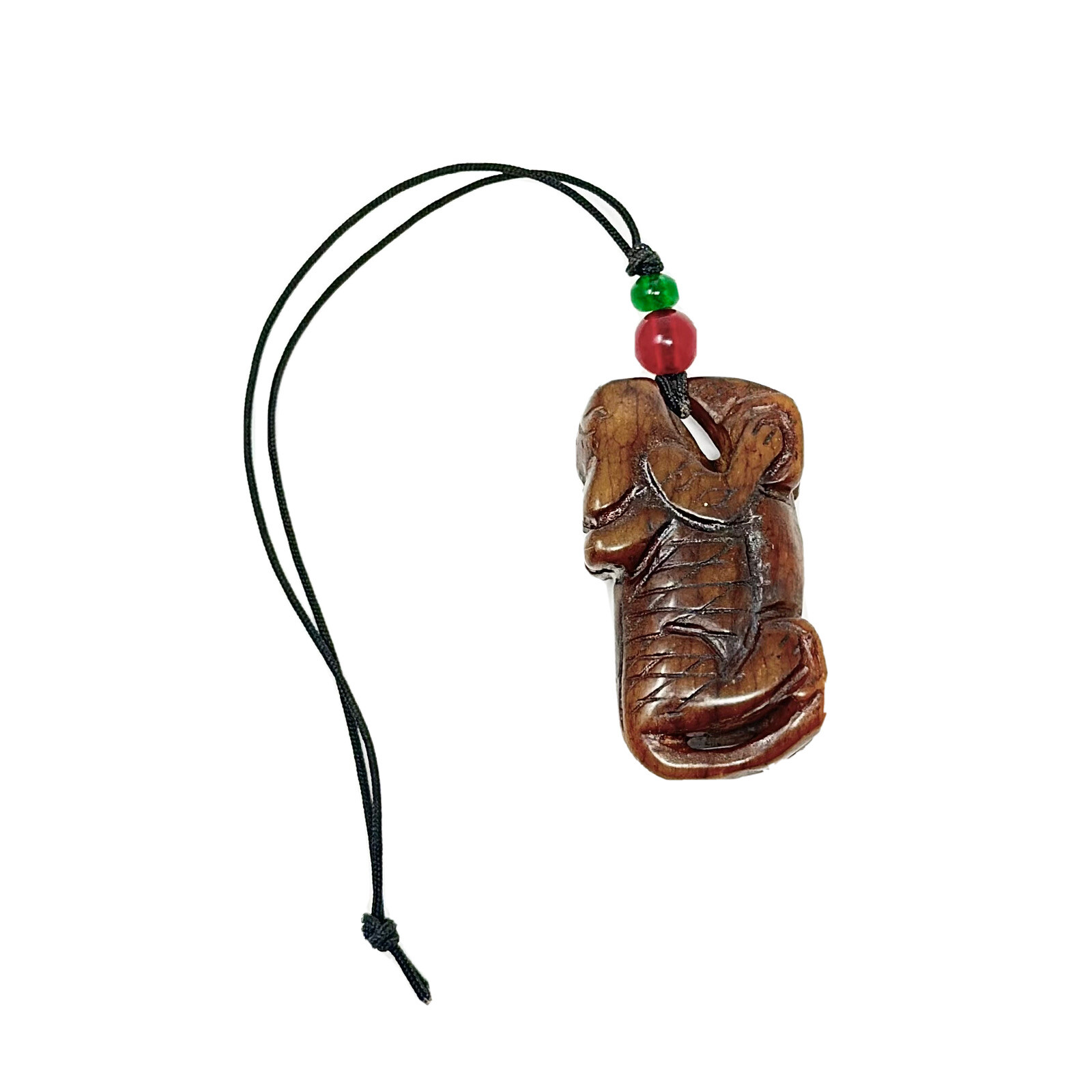 Oriental Dark Brown Wood Oriental Ornament