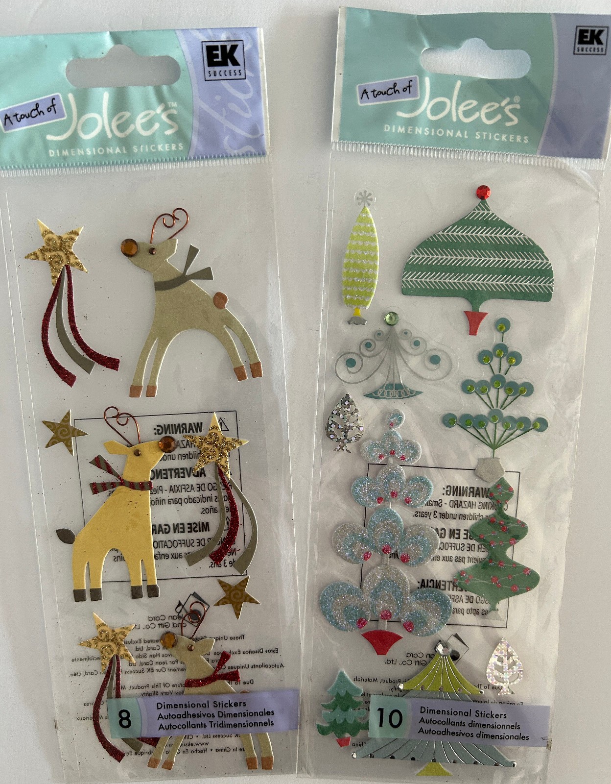 FUN Jolee’s Boutique + Other Brands Stickers NIP-Theme: Christmas Bundles CHOOSE