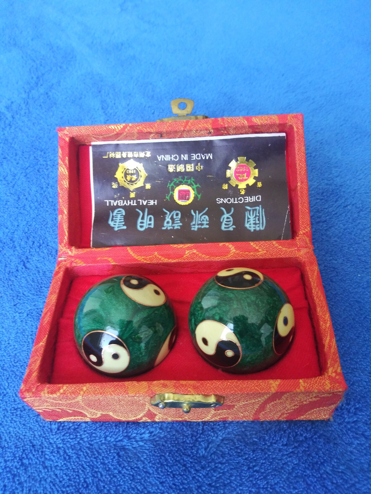 Healthy Ball Lotus Pond – Health Exerciser Muscle Strength Meditation Iron Balls