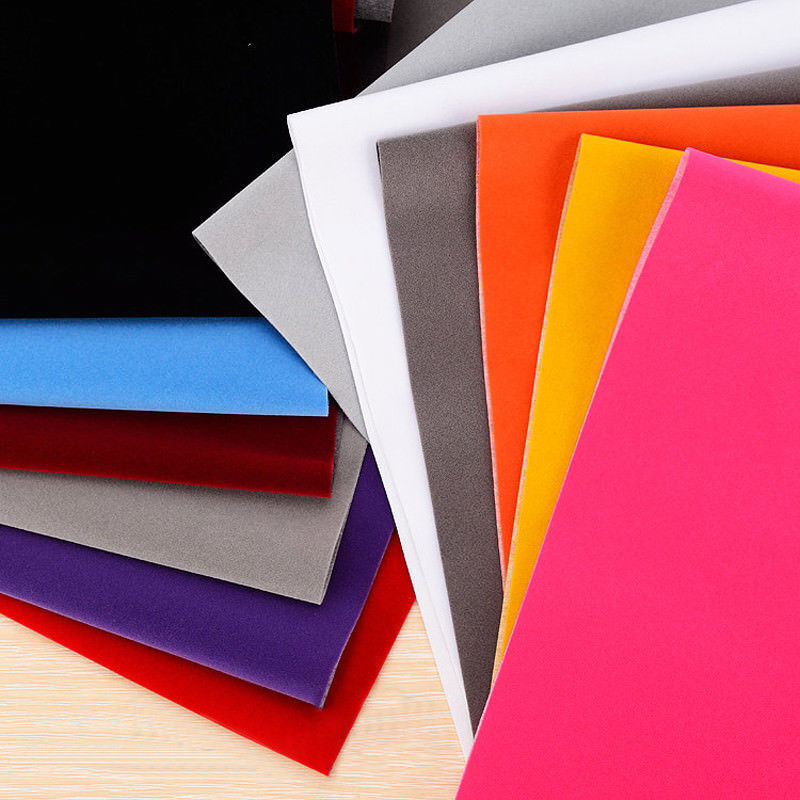 5Pcs Self Adhesive Flocking Fabric Velvet for Drawer Jewelry Box Felt Liner