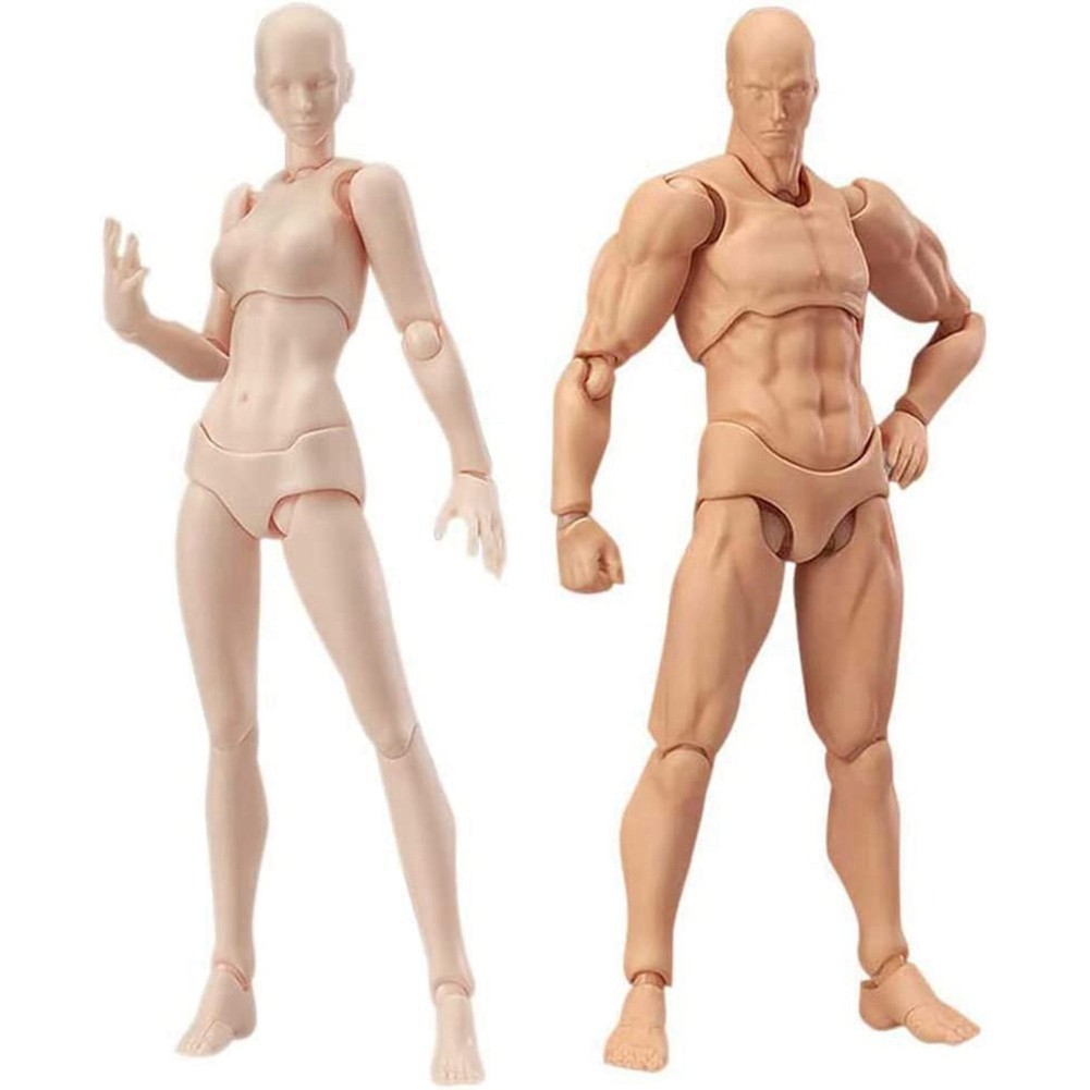 Body Doll, Artists Manikin Blockhead Jointed Mannequin Drawing Figures9361