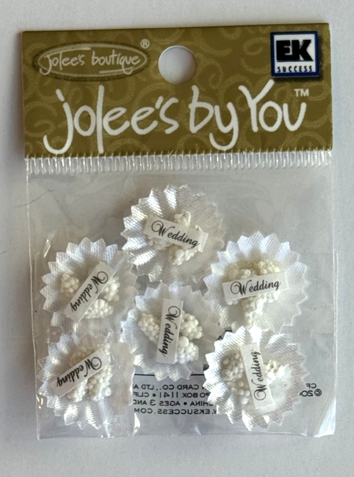 Wedding Party Favors, scrapbook 3D embellishment Jolee’s by You MINI