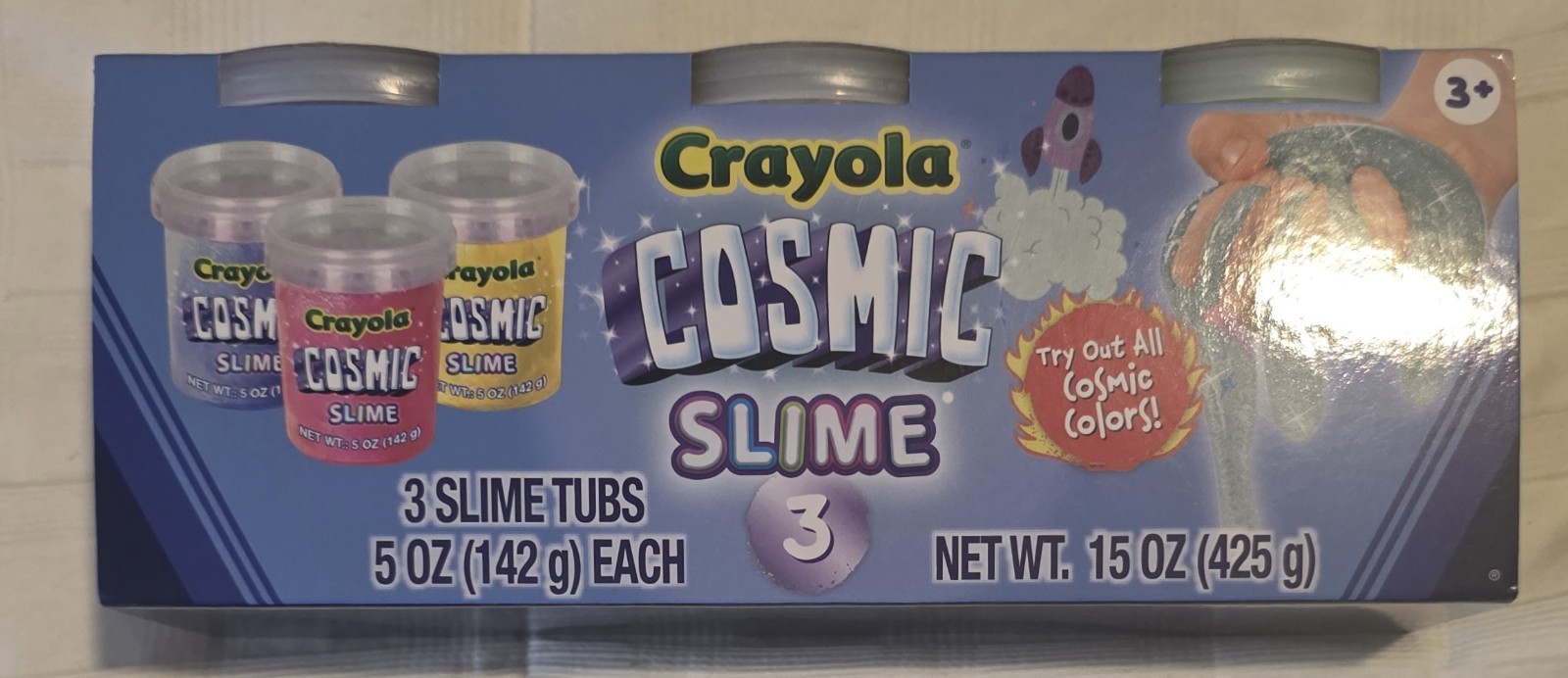 Crayola Cosmic Slime 3 Pack 5 Ounces Each Ages 3 And Up