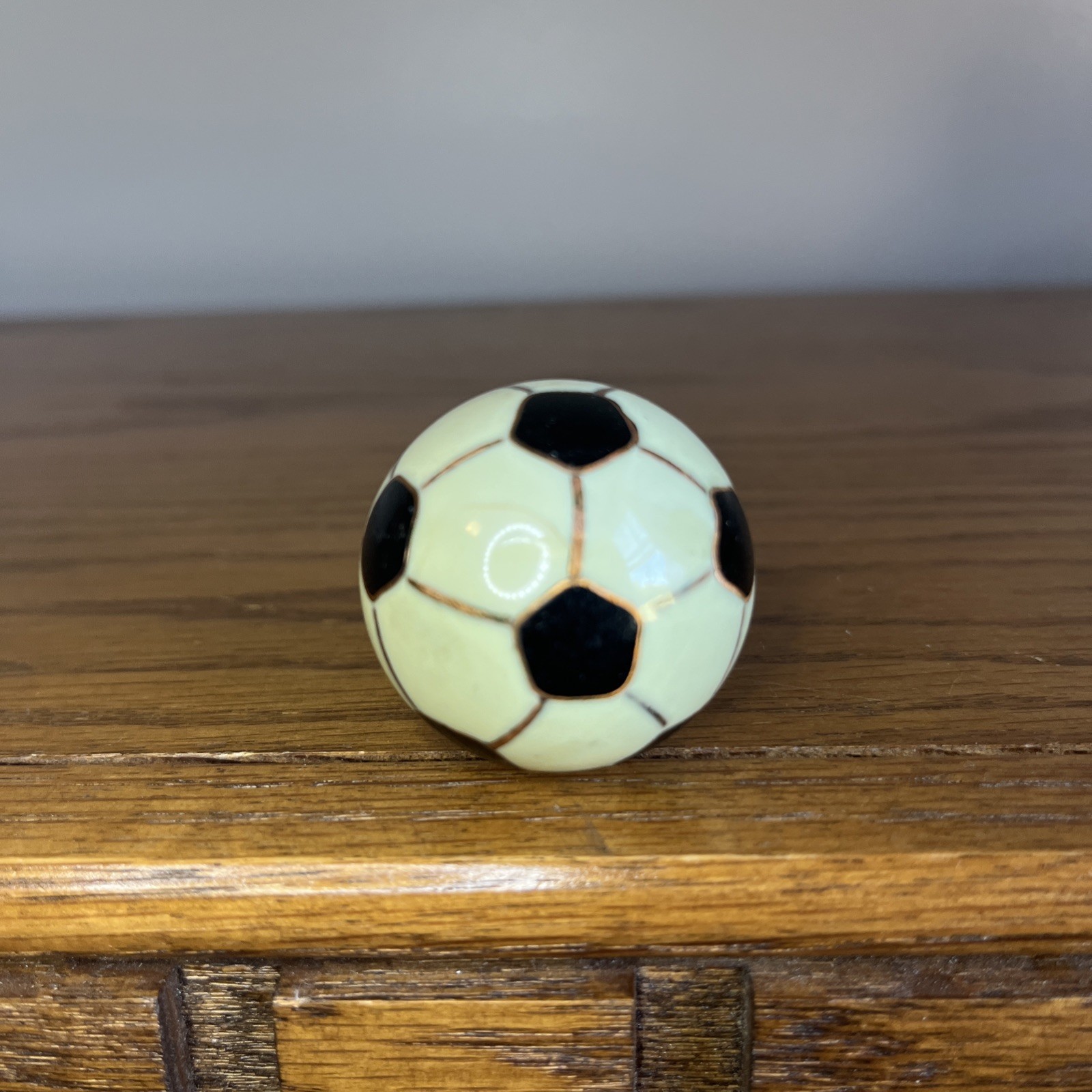 Vintage Shouxing Baoding Iron Ball Direction Medicine Chime Soccer Ball