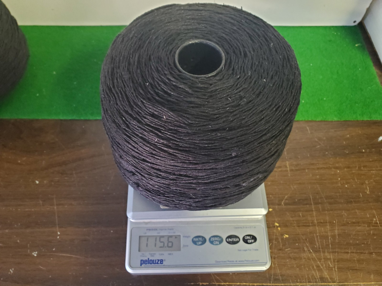 100% HEMP Yarn Dyed Black Cone 6-Ply Varies ± 2lb