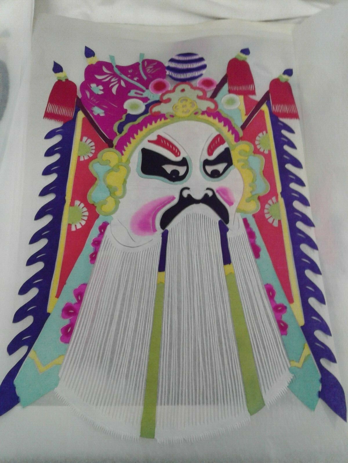Chinese traditional folk art paper cut outs 10 different pieces in folder CHINA