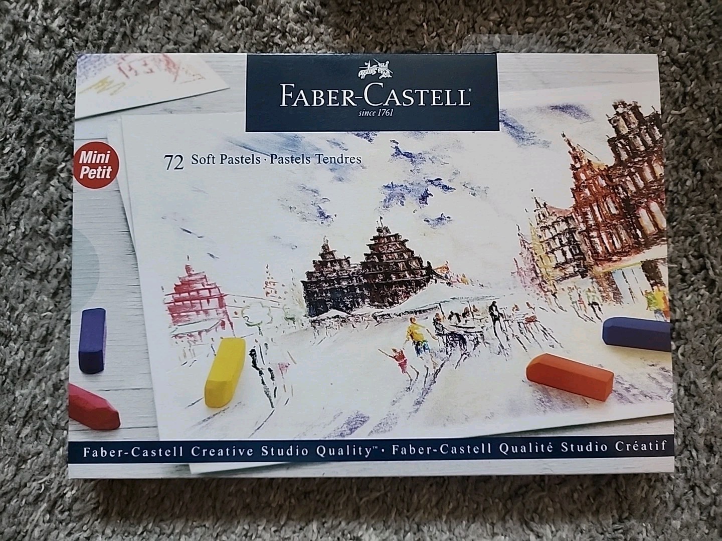 Faber-Castel Creative Studio Soft Pastel Crayons 72 Pack Assorted