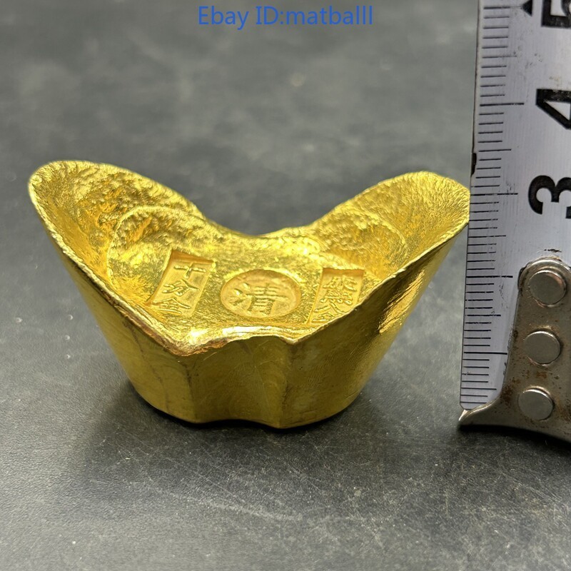 Copper Ingot Gold Yuanbao Decor Random Style Modern Craft