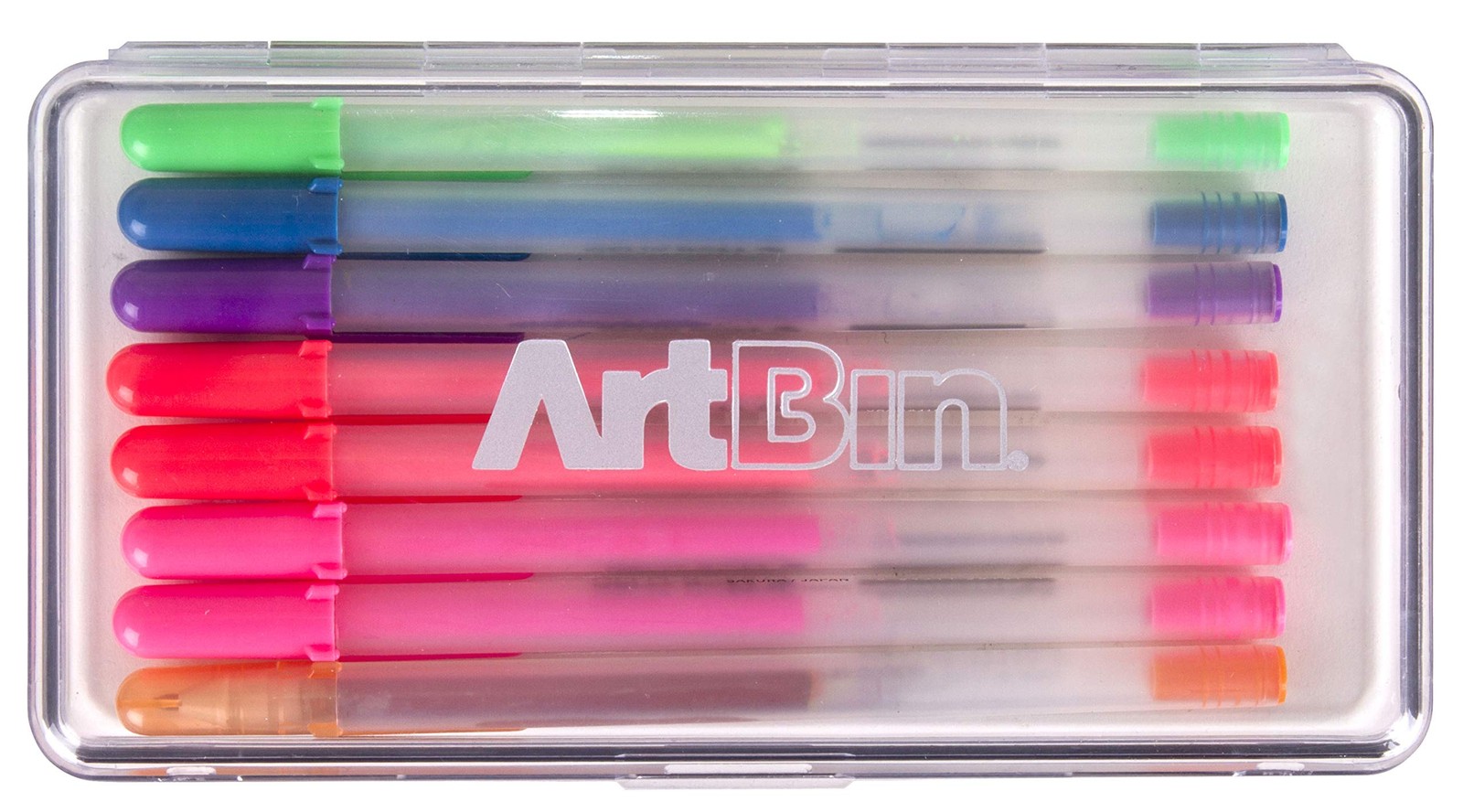 ArtBin 6902AG Slim Line Pen & Pencil Box, Small Art & 1 Count (Pack of 1), 0