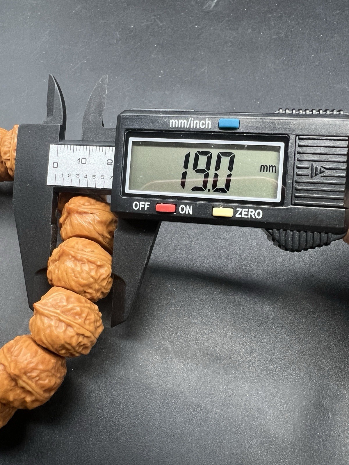 19×25mm Chinese Small Walnut Bracelet Collection纯野生小秋子侧切霸气大手牌手串