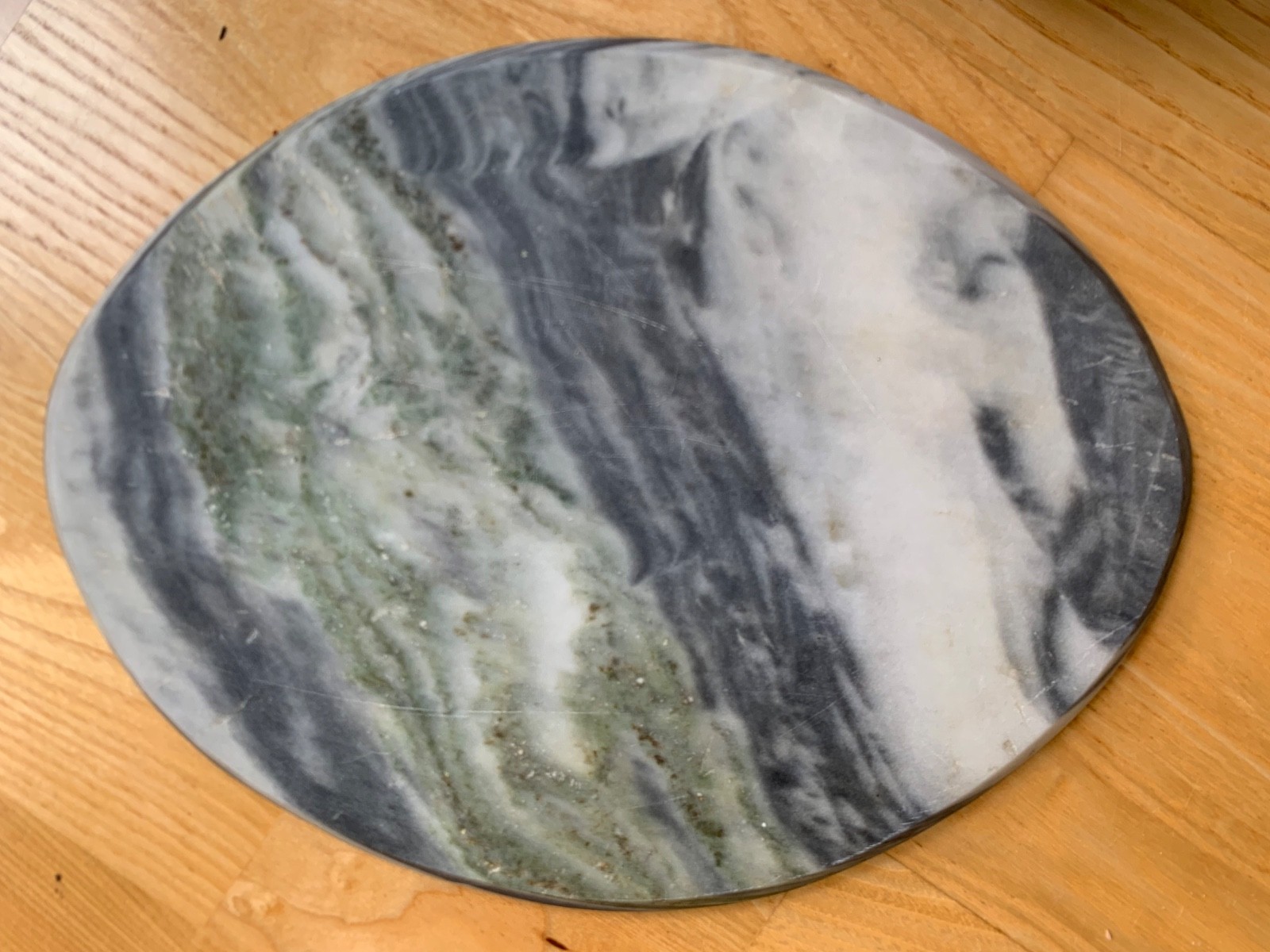 Dali Dream Stone Chinese Natural Marble Dream Stone Tea tray Vintage hand made