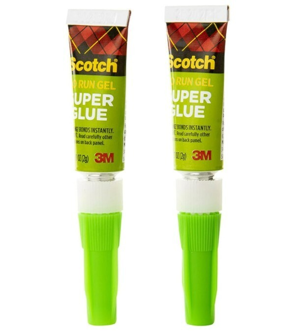 SUPER GLUE GEL pack of 2 with Permanent Hold Dries Quickly Universal All Purpose