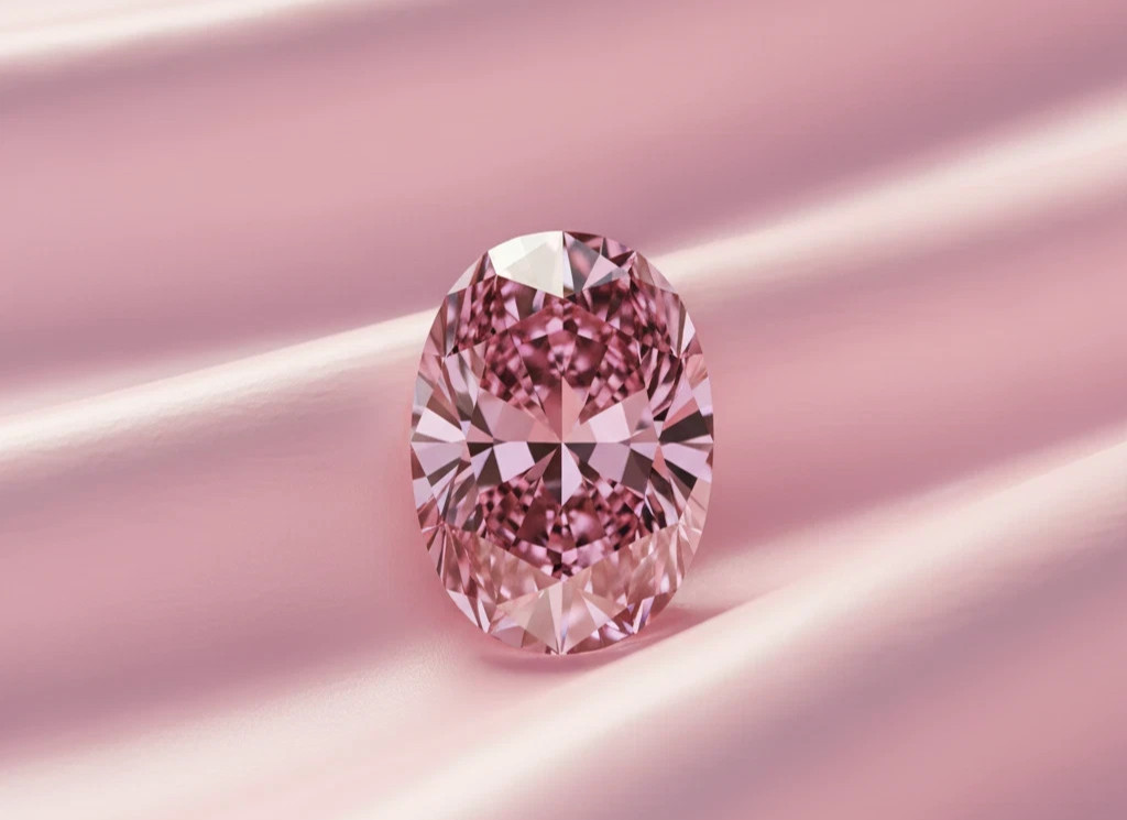 5 Ct Certified Lab Grown Diamond Oval Cut Pink Color D Grade VVS1