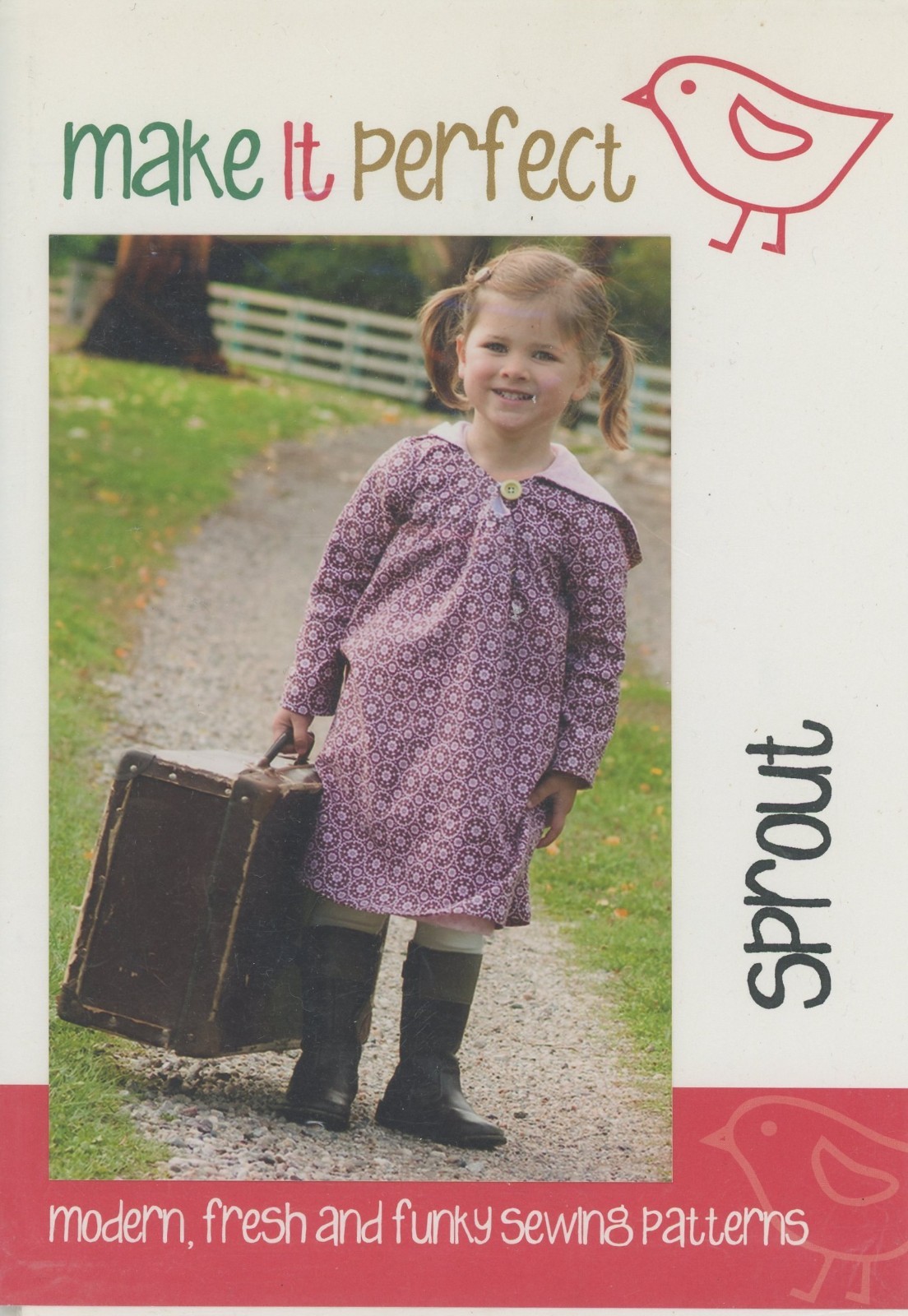 Make It Perfect 6 months – 5 Sprout Dress Playtime Pattern UNCUT