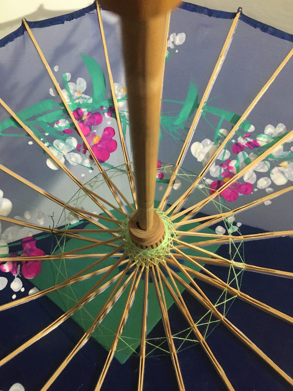BLUE CHINESE SMALL PARASOL – NEW, NEVER USED