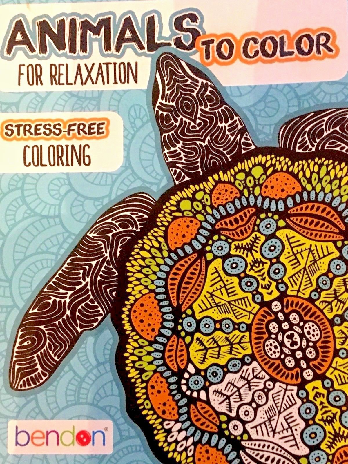 Adult Travel (Purse) Size Coloring Books Animals to Color on the Go – Brand New
