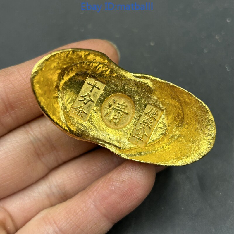 Copper Ingot Gold Yuanbao Decor Random Style Modern Craft