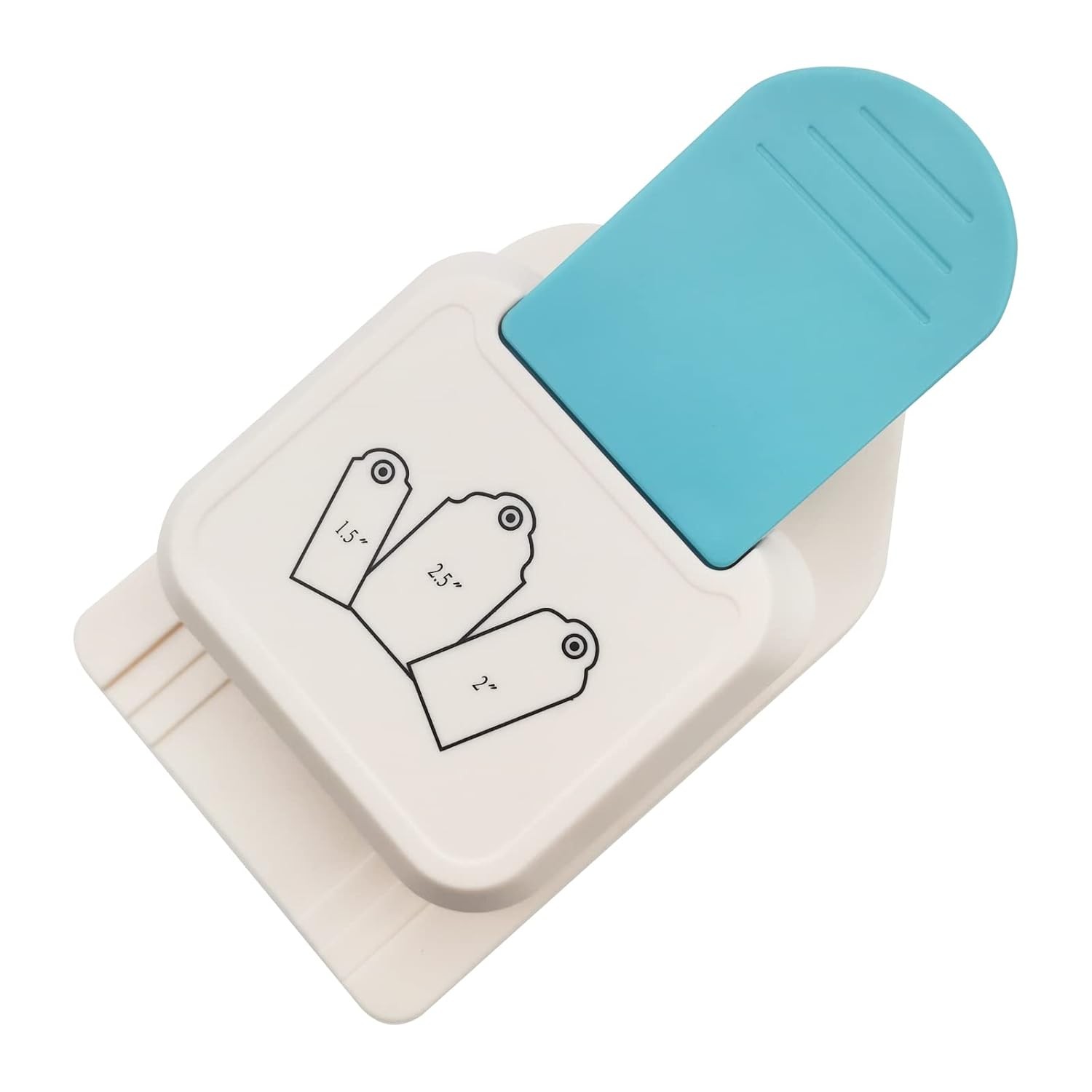 3 in 1 Craft Tag Punch, 1.5/2/2.5 Inch Gift Tag Paper Punches for DIY Project…