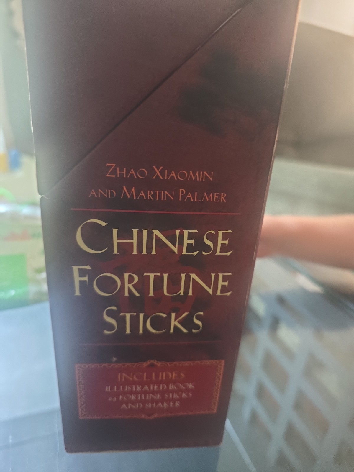 Chinese Fortune Sticks Book Sticks & Shaker Zhao Xiaomin & Martin Palmer New-ob