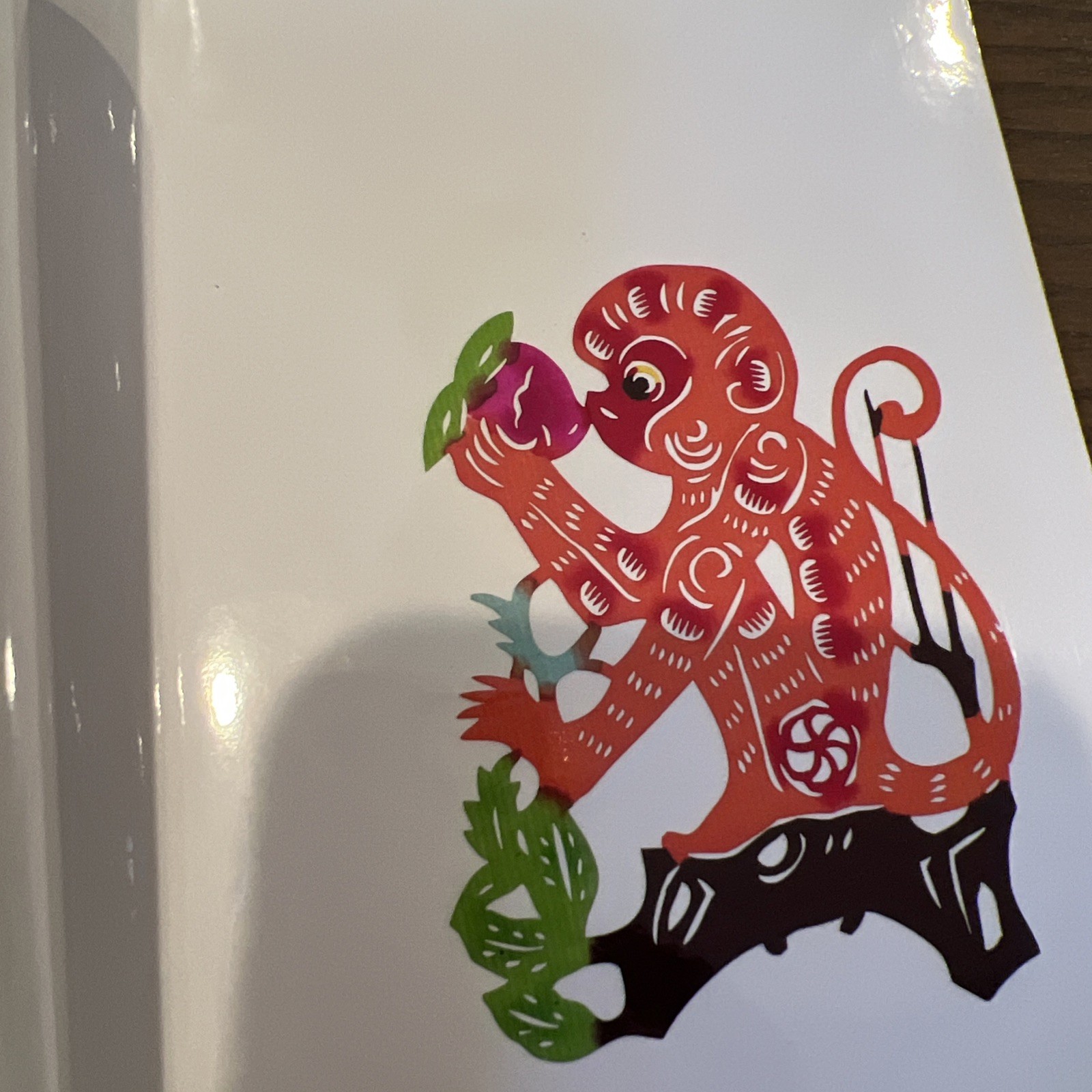 12 Pcs Vintage Chinese Paper Cutting Book 12 Chinese Zodiac Animals Multi-Color