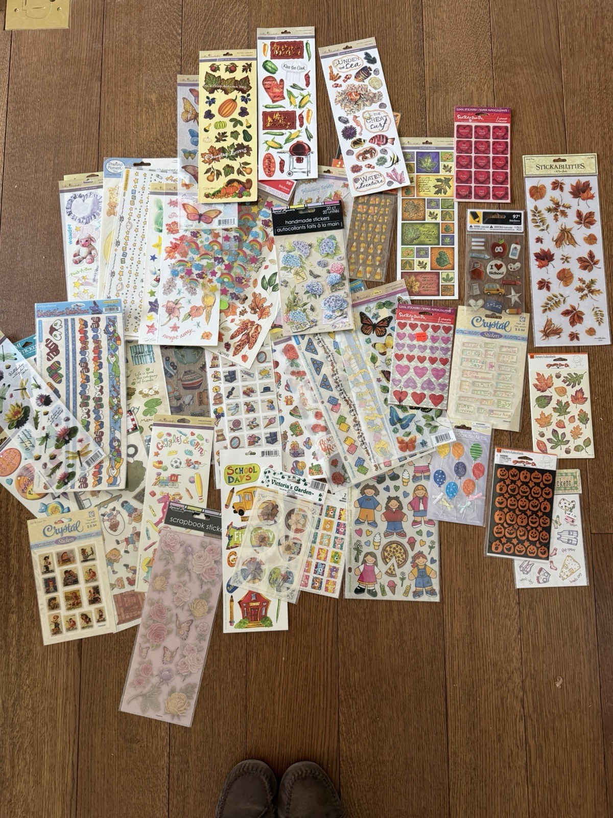 1 LB Stickers School Birthday Sports Child Holiday Hearts Wedding Flowers LOT E