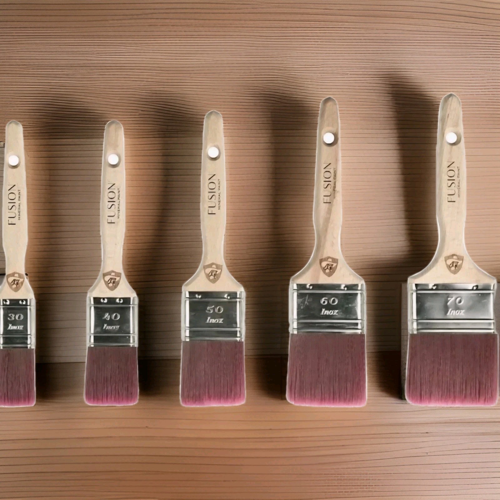 Fusion Branded Staalmeester Pro Hybrid 1″ angled Paint Brush