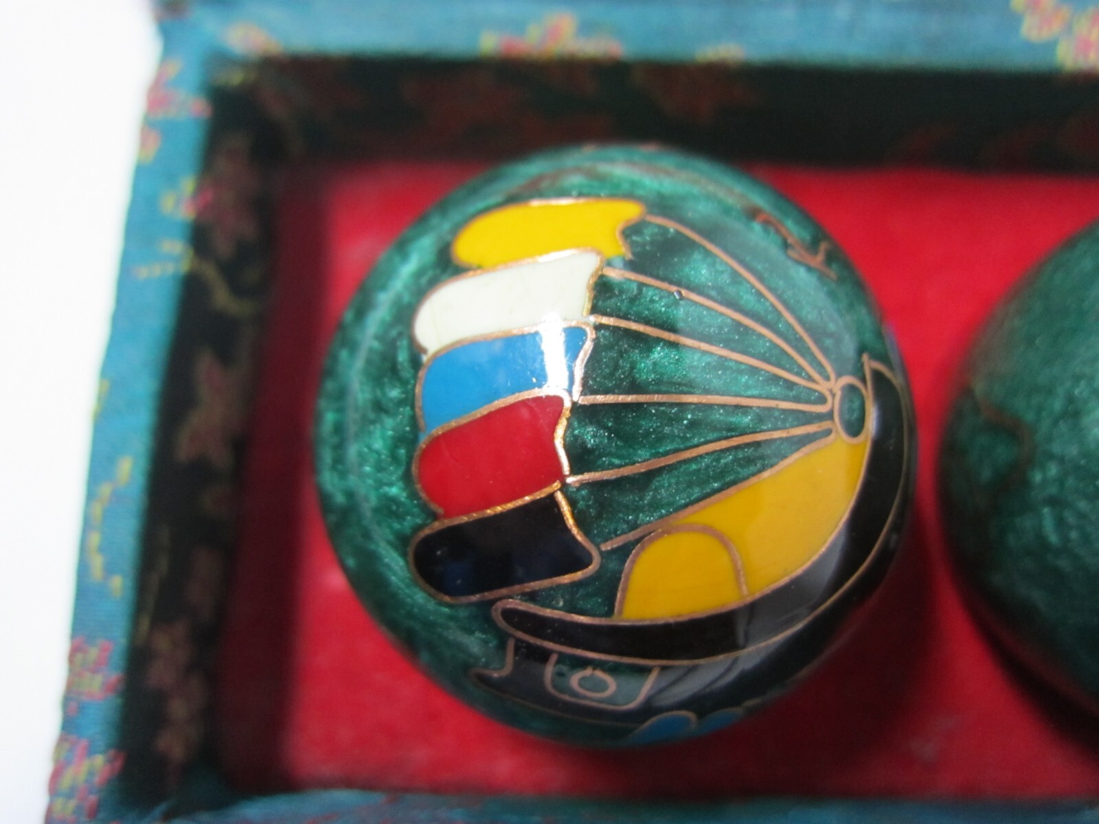 Vintage Shouxing Chinese Stress Meditation Musical Chime Balls