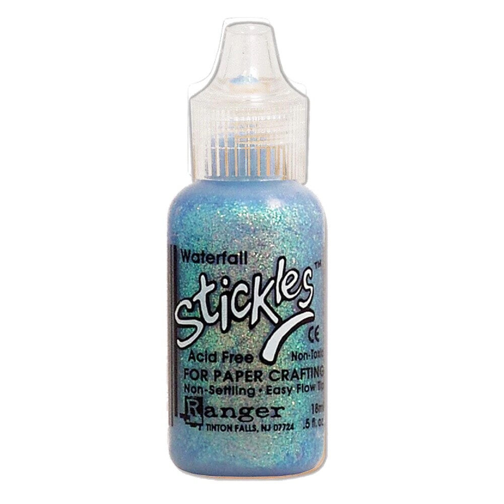 Ranger, Stickles Glitter Glue, Waterfall Glitter Glue, Blue Stickles, Light Blue