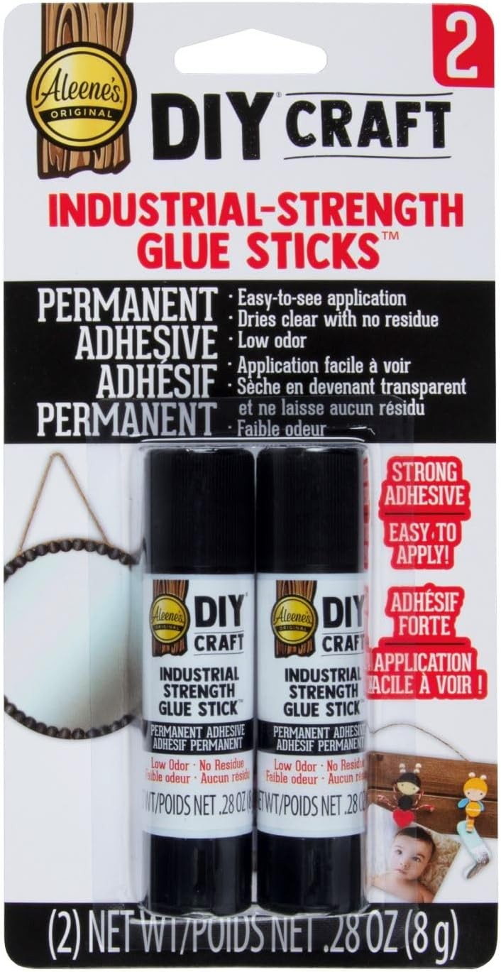 Aleene’s DIY Craft Industrial-Strength Glue Sticks, Permanent Bond for Easy Repa