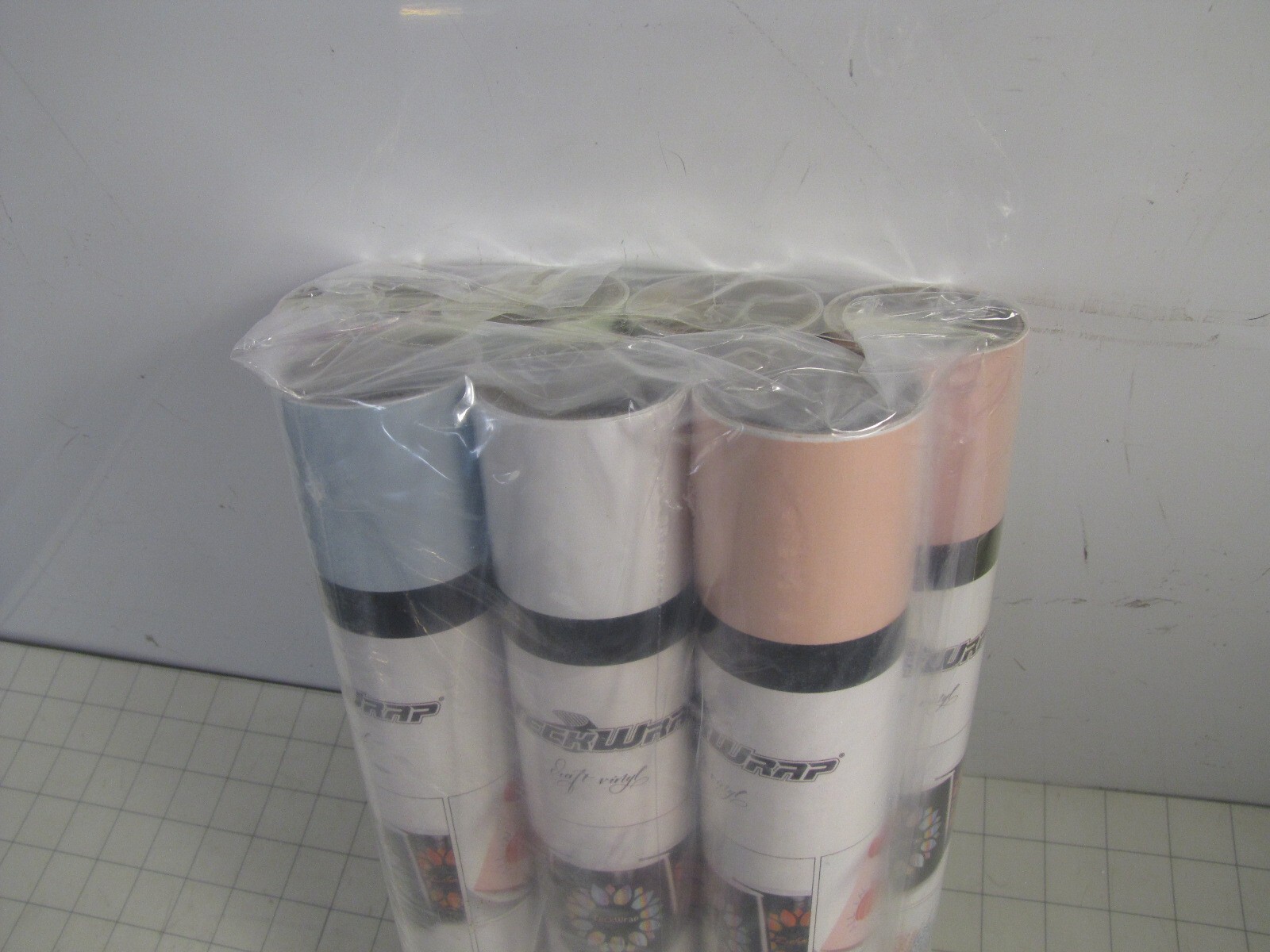 Teckwrap Craft Vinyl 12″x36″ 5- Color Rolls + Transfer Tape Pastel Bundle NEW