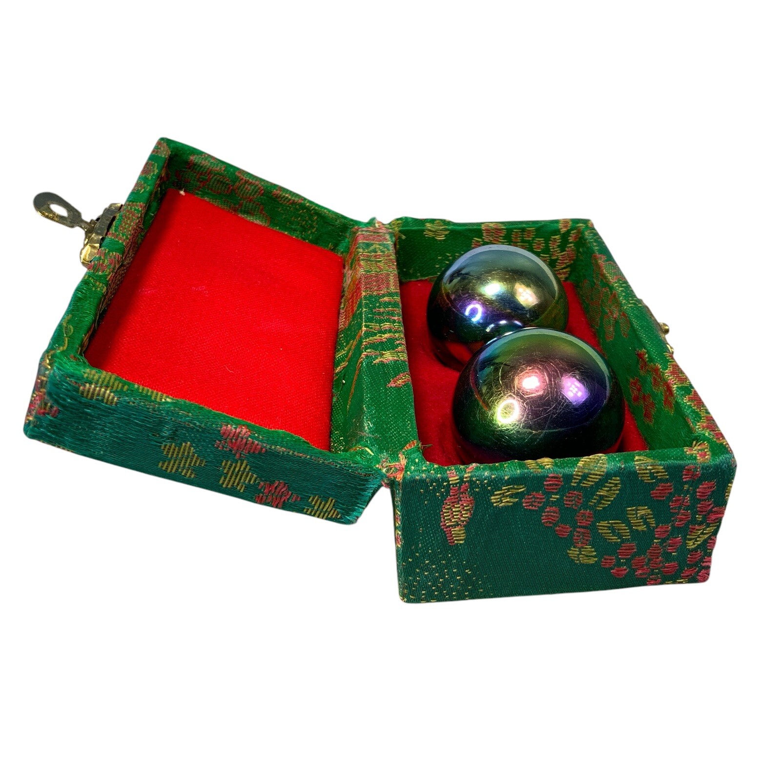 Vintage Chinese Shouxing Iron Pair Music Anit Stress Release Balls