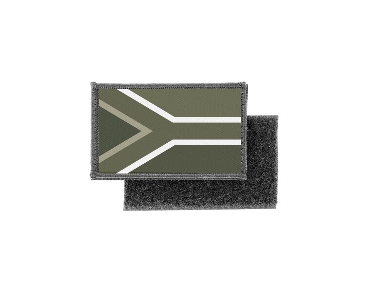 Printed Camo Camouflage Badge Patch South Africa Flag