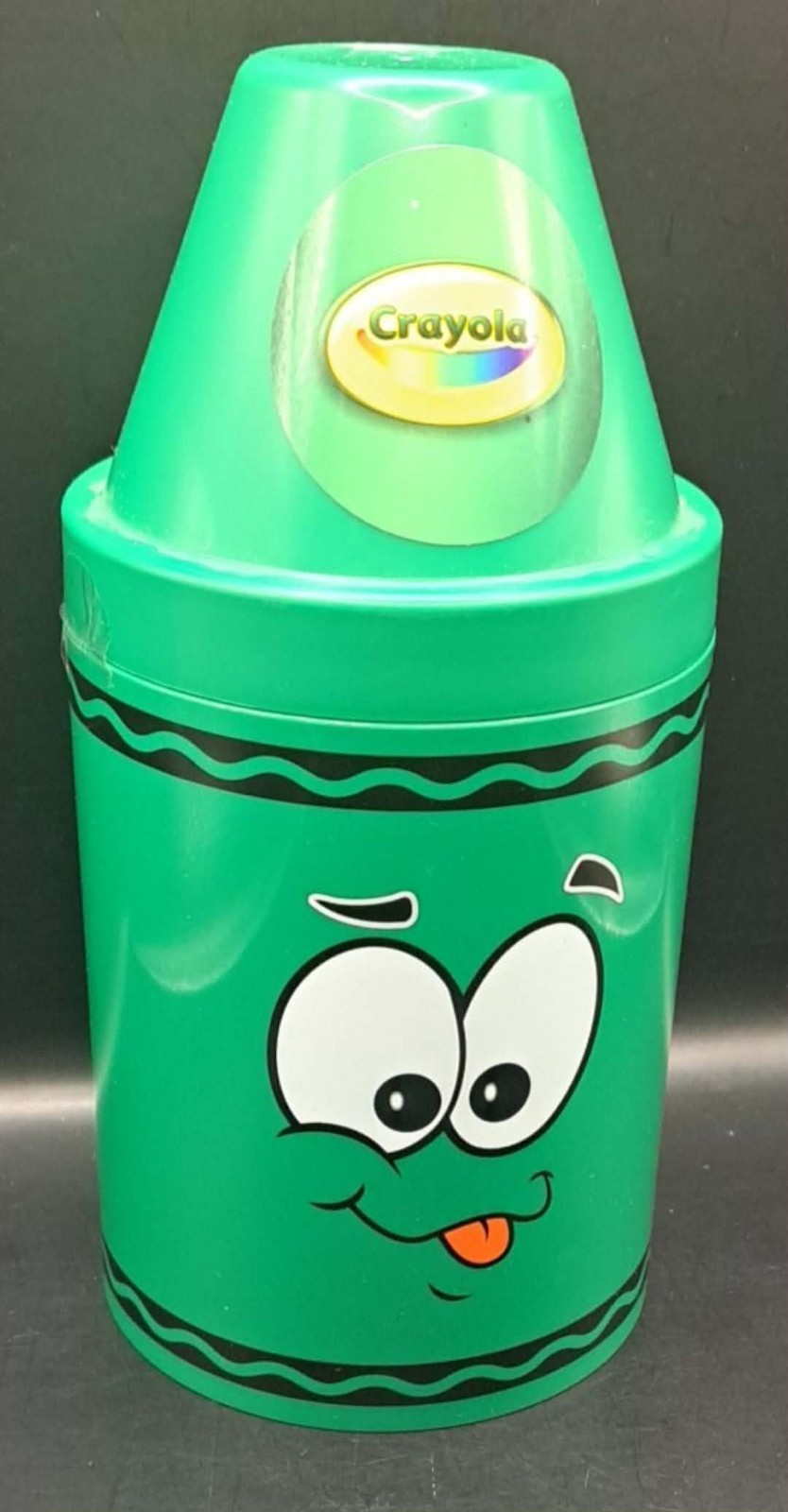 Crayola 8” Green Crayon Storage W/lid