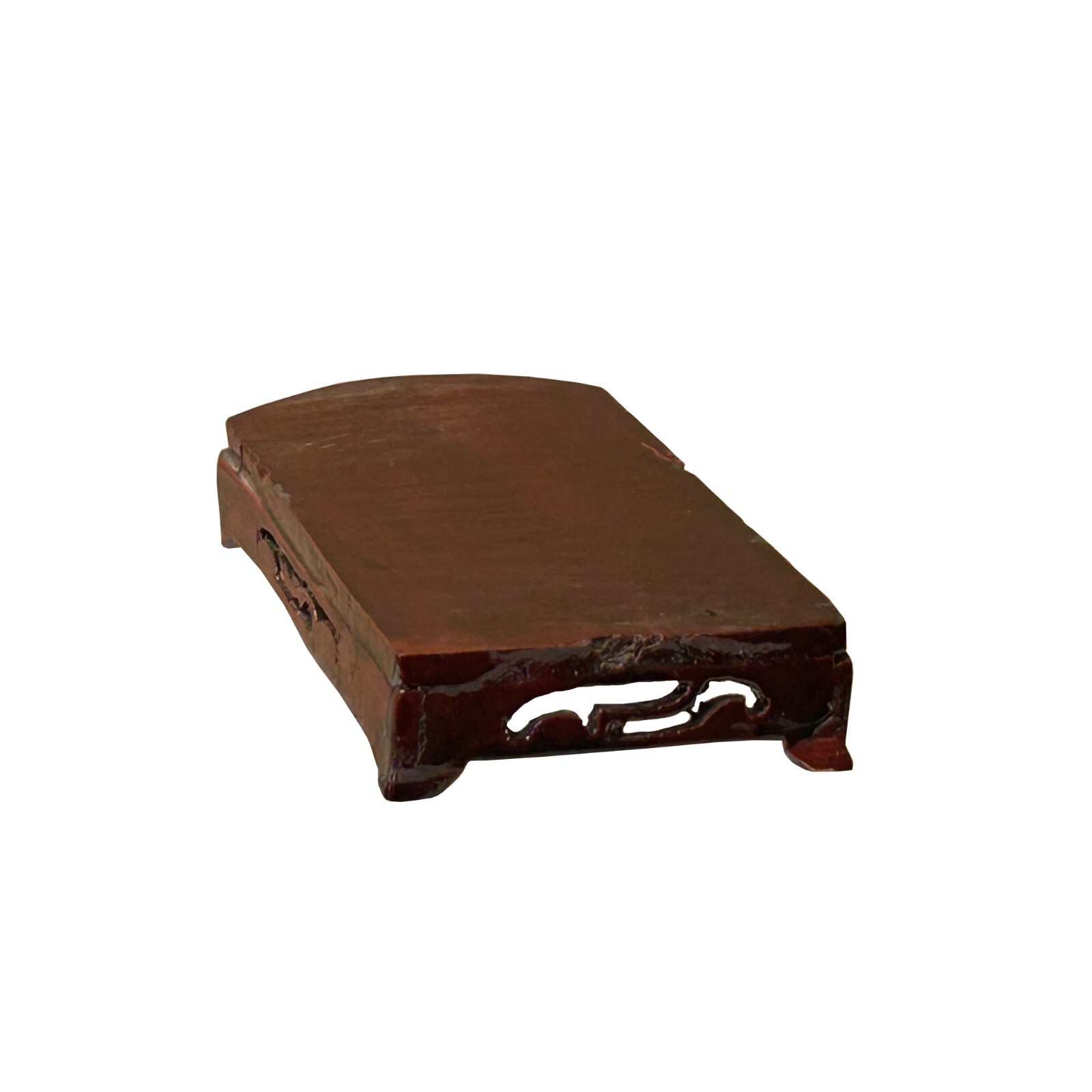 6.5″ Medium Brown Wood Rectangular Shape Display Stand Riser Easel ws4110